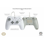 Mando Gaming Powera Wired Blanco Nintendo Switch