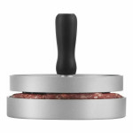 Prensa para Hamburguesas Quttin Metal Plateado 12 x 9 cm