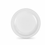 Set de platos reutilizables Algon Blanco Plástico 28 x 28 x 1,5 cm (36 Unidades)