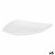 Plato Llano Inde Vedone Porcelana Blanco 31 x 25 x 4 cm (6 Unidades)