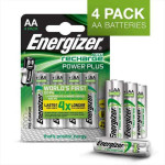 Pilas Recargables Energizer Accu Recharge Power Plus 2000 AA BP4 1,2 V AA HR6 (4 Unidades)