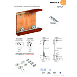 Guia Aluminio Inf Micra Embutir 3M.  Guia Simple Canal. Para Embutir. (2 uds.)