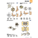 Bisagra Inglete 120º Niquel Doble Cazoleta Con Brazo Articulado