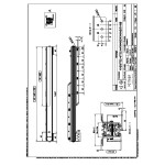 Guia Mesa Extensible Kombi 47 H56 720Mm Bidi Con Freno 2 Tableros X 500Mm. 90 Kgs.