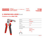 Grapadora Anilla 1200 C/Cargador A16 A18