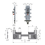 Juego Colgador Libra H2 Zincado Con Placa Wp2 Dos Colgadores Y Una Placa Doble.