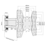 Soporte Tv/Lcd B/Largo 26-47" 30Kgs 56-610