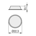 Lagrima Adhesiva Poliuretano 22,3X10,1 Transparente (702 uds.)