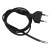 Cable Euro 1,50M. Con Enchufe Negro