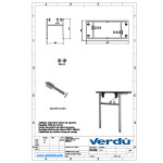 Bastidor Plegable Flexo.3 H710 Cromo Tablero Minimo De 700X800Mm. Apilable.