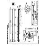 Guia Extensible Kombi 77 H93 1200 Bidi Freno  4 Tableros X 500Mm. Carga 115 Kgs. 3 Patas