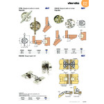 Bisagra Inglete 120º Niquel Doble Cazoleta Con Brazo Articulado