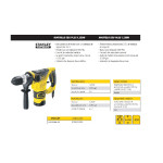 Martillo Sds-Plus Stanley 1250W Fme1250K Fme1250K-Qs