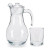 Set de Vasos Vivalto BIG-S3604465 Transparente Vidrio Jarra