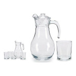 Set de Vasos Vivalto BIG-S3604465 Transparente Vidrio Jarra