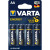 Pilas Varta AA LR06     4UD AA