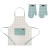 Set de Cocina Vinthera Okapi Bicolor Textil 3 Piezas