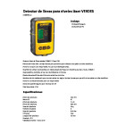 Detector Lineas Nivel Laser Dewalt 50M Lineas Verdes Ip54 De0892G-Xj