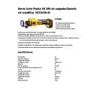 Sierra Corte Pladur Xr 18V Dce555N-Xj