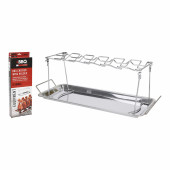 Soporte para alitas de pollo BBQ Collection Acero Inoxidable