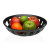 Frutero Versa Negro Cerámica Porcelana 28 x 7 x 28 cm