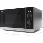 Microondas con Grill Sharp YCPG234AES Negro 23 L 1400 W 900 W