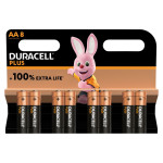 Pilas Alcalinas DURACELL LR06 LR6 AA 1.5V (8 pcs)