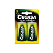 Pilas Alcalinas Cegasa Bl.LR20 D 1,5V (2 uds) (12 Unidades)