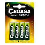 Pilas Alcalinas Cegasa B.LR6 AA 1,5V (4 uds)