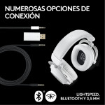 Auriculares Logitech PRO X 2 Negro/Blanco