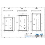 Bastidor Aluminio 1400X815 Ext 800 Apertura Lateral