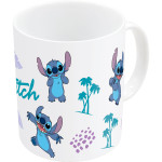 Taza Mug Stitch Azul Lila Cerámica 350 ml