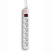 Regleta Enchufes 6 Tomas con Interruptor Salicru 680BA000003 Blanco (1,5 m)