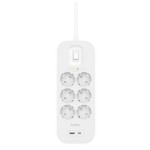 Regleta Enchufes 6 Tomas con Interruptor Belkin Connect SRB002VF2M Blanco