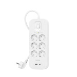 Regleta Enchufes 6 Tomas con Interruptor Belkin Connect SRB002VF2M Blanco