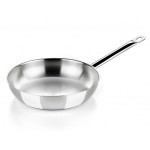 Sartén Wok BRA A121613 Ø 26 cm Plateado Acero Inoxidable