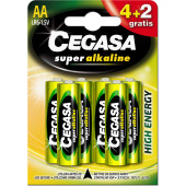 Pilas Cegasa LR06 1,5 V (4 Unidades)