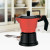 Cafetera Italiana Feel Maestro MR-1657-3 Negro Rojo Aluminio 150 ml 3 Tazas