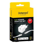 Cargador de Pared INTENSO W30C Blanco 30 W