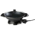 Sartén Wok DOMO DO-8708W 2000 W 5 L Negro