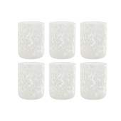 Set de Vasos Home ESPRIT Cristal Vintage 320 ml (6 Unidades)