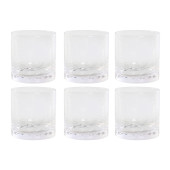 Set de Vasos Home ESPRIT Transparente Cristal Con relieve (6 Unidades)