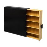 Organizador de Cápsulas de Café 5five Simply Smart Noir Kitchen Negro Metal 33 x 31 x 7,5 cm