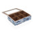 Caja para Infusiones Versa Aqua 2 Madera 17 x 7 x 24 cm