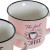 Taza Mug DKD Home Decor Coffee Porcelana Bone China (180 ml) (4 pcs)