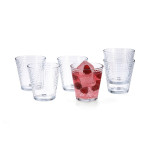 Set de Vasos Quid Lina Transparente Vidrio 250 ml 6 Piezas