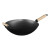 Sartén Wok Secret de Gourmet Negro Acero Inoxidable Ø 35 cm