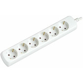 Regleta 6 Tomas Schuko Silver Electronics 9626 Blanco