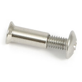 Tornillo Pasante M4-12 Inoxidable Para Bisagra Tornillo + Tubo