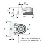 Pie Nivelador Integrato C 0-12 Suj.pin